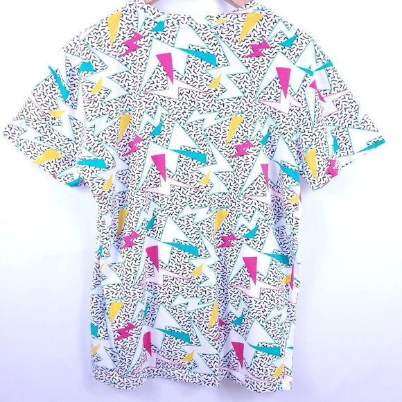 Blind Rooster Retro 80's/90's Print Men's Short Sleeve T-Shirt Size Medium - Picture 2 of 6